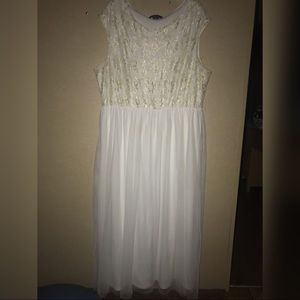 Long white dress